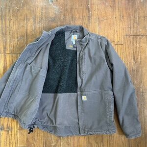 carhartt women's sherpa lined full swing dusty purple coat